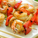  - A44. Satay Shrimp Skewers (3)