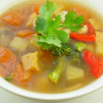  - B50. Vegetable Tom Yum with Cauliflower and Fried Tofu